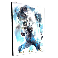 Portallaves de pared Caballos 64