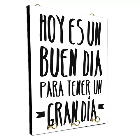 Portallaves de pared Frases y palabras Español 68