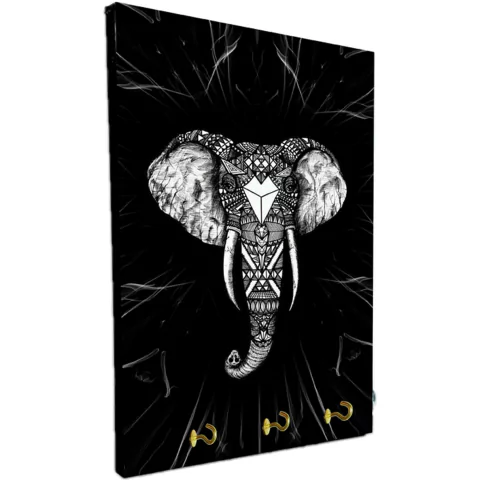 Portallaves de pared Elefantes 78