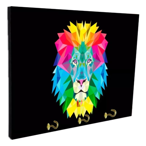 Portallaves de pared Leones 79