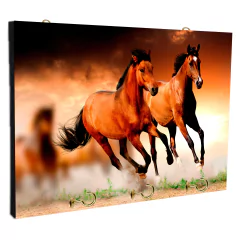 Portallaves de pared Caballos 8