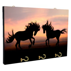 Portallaves de pared Caballos 88