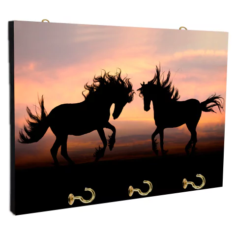 Portallaves de pared Caballos 88