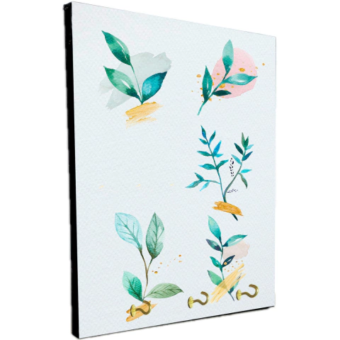 Portallaves de pared Hojas 88