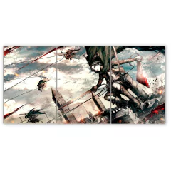 Tríptico simple Ataque a los titanes 9