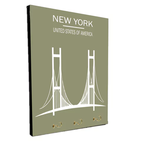 Portallaves de pared Ciudades Varias 95