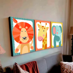 Tríptico simple Animalitos 104 en internet