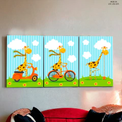 Tríptico simple Animalitos 39 - MetaXroma