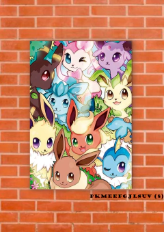 Eevee, Vaporeon, Jolteon, Flareon, Umbreon, Leafeon, Sylveon, Glaceon, Espeon 8 en internet