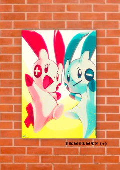 Plusle, Minun 4 en internet