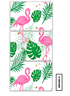 Tríptico simple Flamencos 44 - comprar online