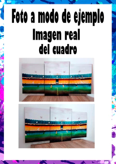 Tríptico escalonado Jirafas 37 - MetaXroma