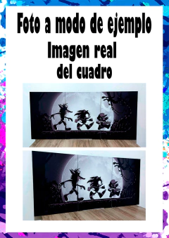 Tríptico simple Jirafas 49 - MetaXroma