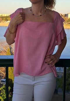 Blusa Gerbera (de lino) - comprar online