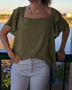 Blusa Gerbera (de lino) - FÉMINA