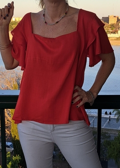 Blusa Gerbera (de lino) - FÉMINA