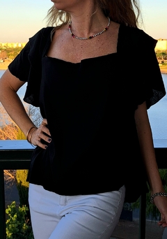 Blusa Gerbera (de lino) - tienda online