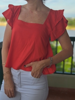 Blusa Gerbera (de lino) - comprar online