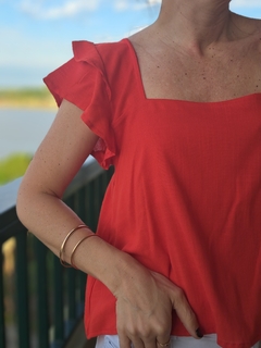 Blusa Gerbera (de lino) - tienda online