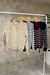 Sweater rayado Inés tachas manga