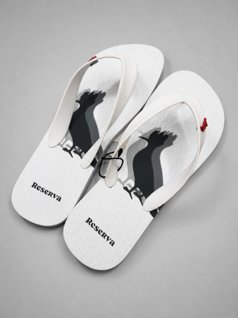 CHINELO RESERVA PICA-PAU 3D BRANCO