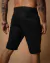 BERMUDA MASCULINA ALFAIATARIA ALL BLACK PRETO na internet