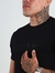CAMISETA LUCKY JEANS LONG BORDADO ASSINATURE PRETO - comprar online