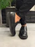 SAPATO COURO LOAFER ALL BLACK MILÃO PRETO 093 na internet