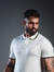 CAMISA POLO ALL BLACK MINIMALISTA TWO LINE BRANCO OFF - comprar online
