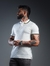 CAMISA POLO ALL BLACK MINIMALISTA TWO LINE BRANCO OFF