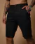 BERMUDA MASCULINA ALFAIATARIA ALL BLACK PRETO - comprar online