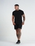 CAMISETA LUCKY JEANS LONG BORDADO ASSINATURE PRETO