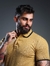 CAMISA POLO ALL BLACK MINIMALISTA TWO LINE SÉPIA - comprar online