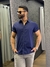 CAMISA SOCIAL ALL BLACK M/C AZUL MARINHO 01