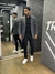 BLAZER MASCULINO CINZA CHUMBO SLIM PREMIUM