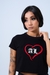 CROPPED ALL BLACK LOVE PRETO - comprar online