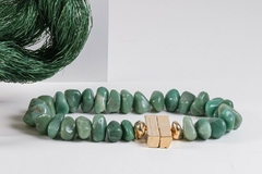 Colar pedra oval P - 1072