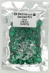 Vidro Lapidado - Oval 6x8 mm - Cor Emerald/Esmeralda - Pacote 100 pcs