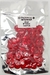 Vidro Lapidado - Oval 8x10 mm - Cor Ruby/Rubi - Pacote 100 pcs