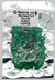 Vidro Lapidado - Redondo 6.00 mm - Cor Emerald/Esmeralda - Pacote 100 pcs