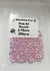 Zircônias pink N1 redondas de 2.75 mm em pacote com 250 unidades.