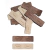 Etiquetas Ecocuero grabadas y cortadas Chocolate - comprar online