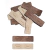 Etiquetas Ecocuero grabadas y cortadas Chocolate - comprar online