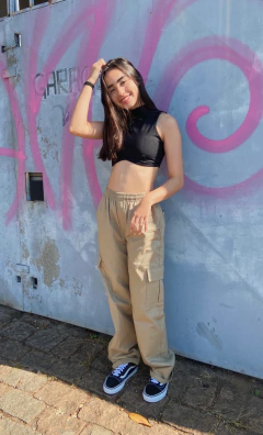 Calça cargo - CAQUI