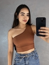 Cropped Bia - MARROM