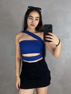 Cropped Lucy - AZUL - loja online