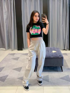 Imagem do calça cargo - BEGE