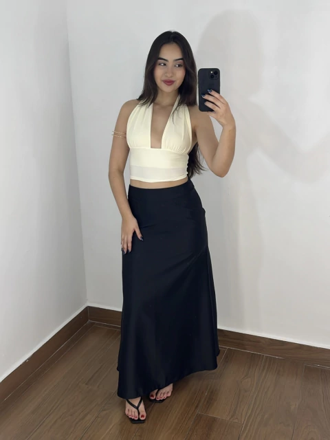 Saia Giana - PRETA - comprar online