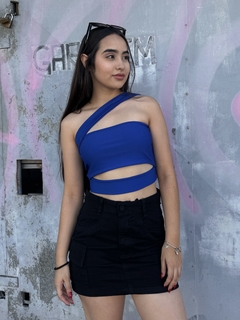 Cropped Lucy - AZUL - comprar online