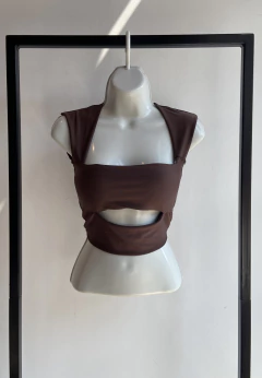 Cropped Selena - MARROM